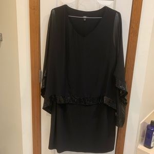 MSK black dress
